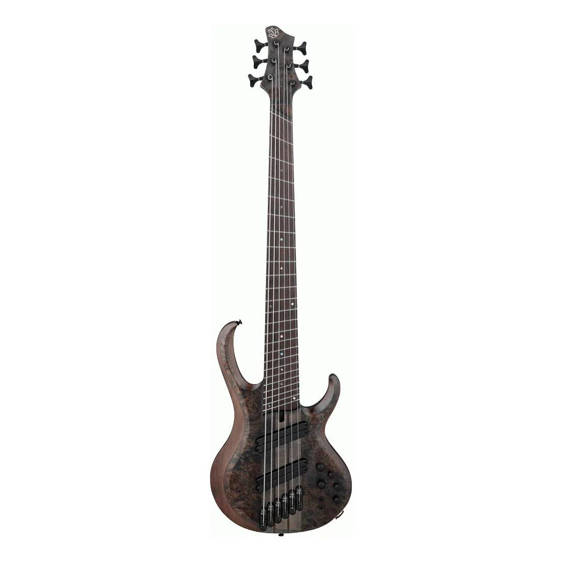 Ibanez BTB806MS TGF Electric Bass Guitar - Transparent Gray Flat - Image 5
