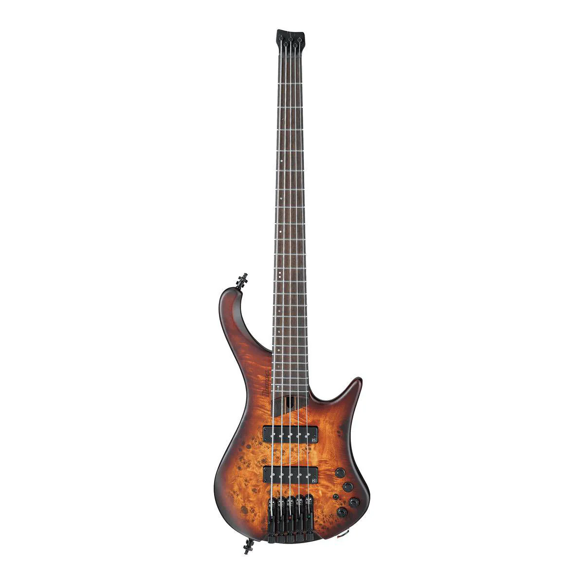 Ibanez EHB Workshop EHB1505 5-String Bass Guitar - Dragon Eye Burst Flat with Bag - Image 5