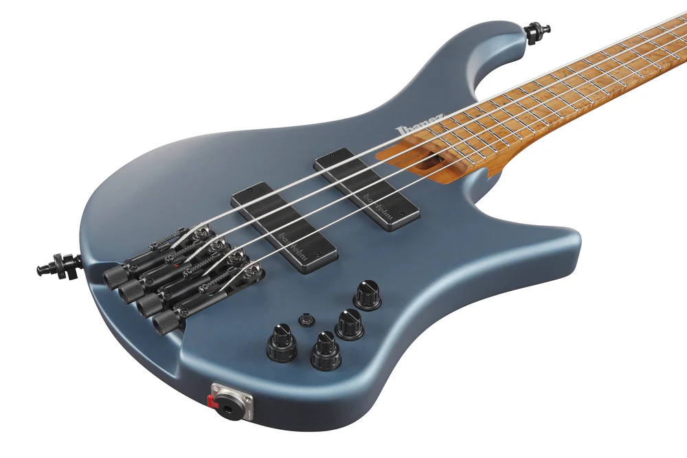 Ibanez EHB1000 Bass Guitar in Arctic Ocean Matte - Image 4