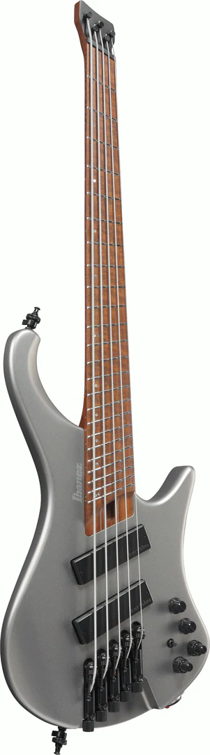Ibanez EHB1005SMS Electric Bass Guitar in Metallic Gray Matte - Image 6