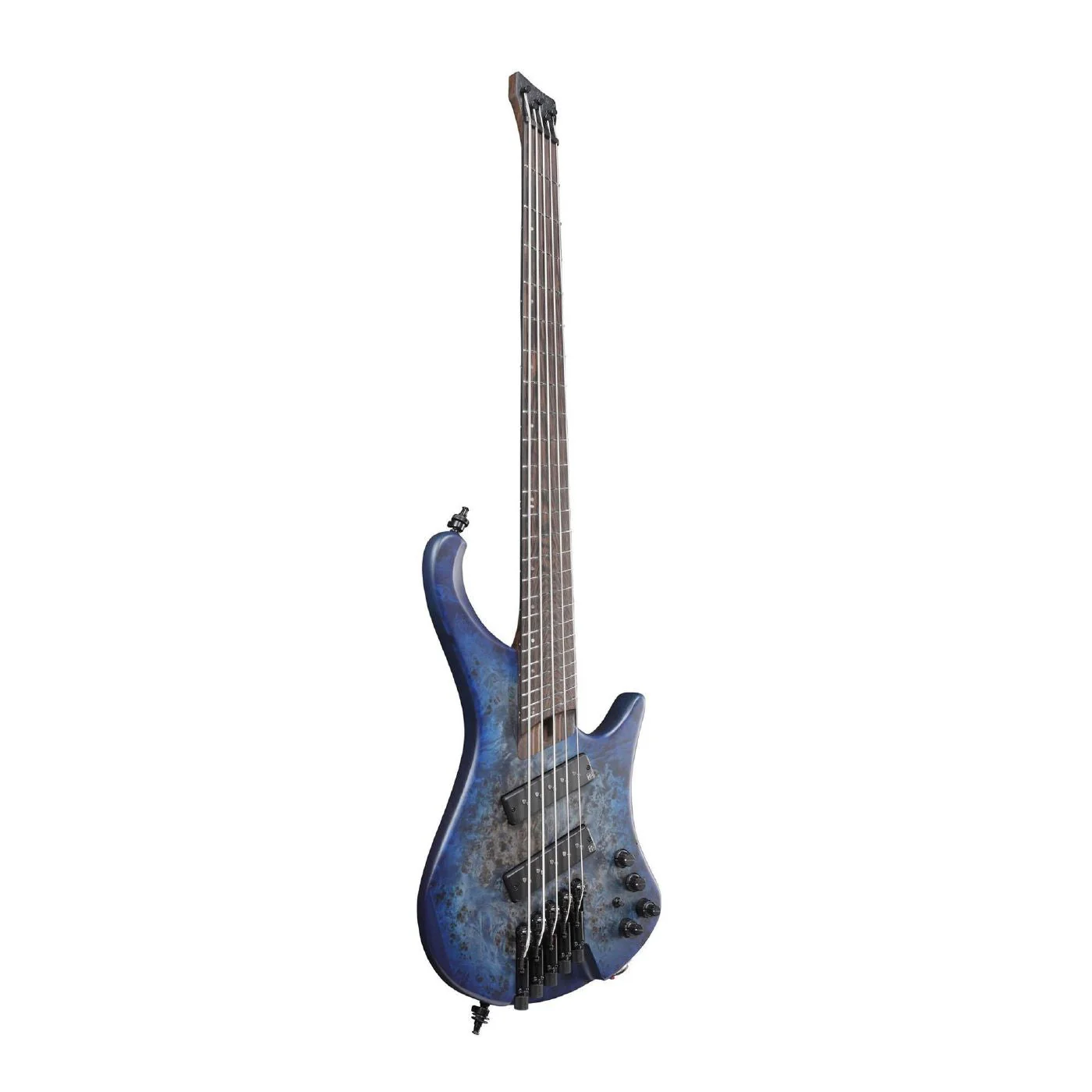 Ibanez EHB1505MS 5-String Bass Guitar in Pacific Blue Burst Flat with Bag - Image 2