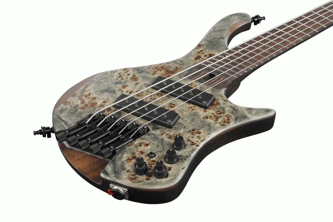 Ibanez EHB1505MS Electric Bass Guitar in Black Ice Flat - Image 8