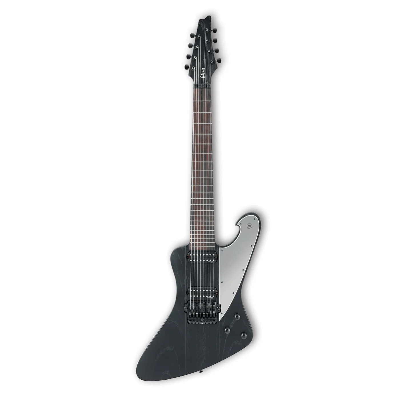 Ibanez FTM33 Fredrik Thordendal Signature 8-String Electric Guitar in Weathered Black - Image 2