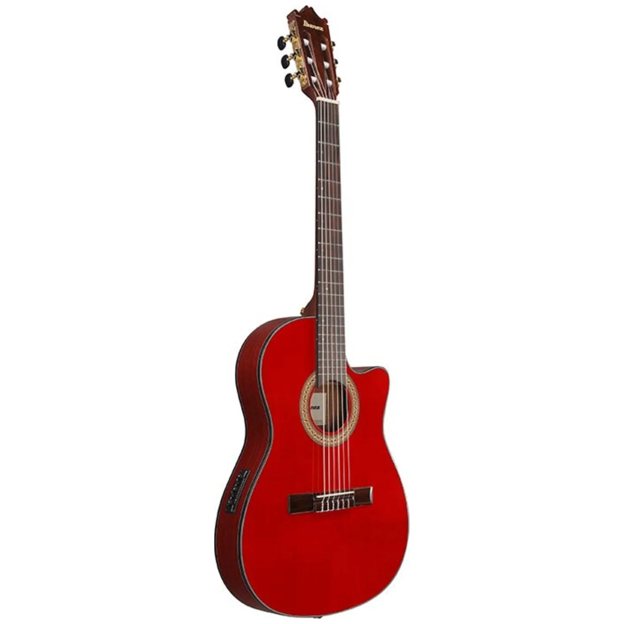 Ibanez GA35TCE Sapphire Red High Gloss Acoustic Guitar - Image 2