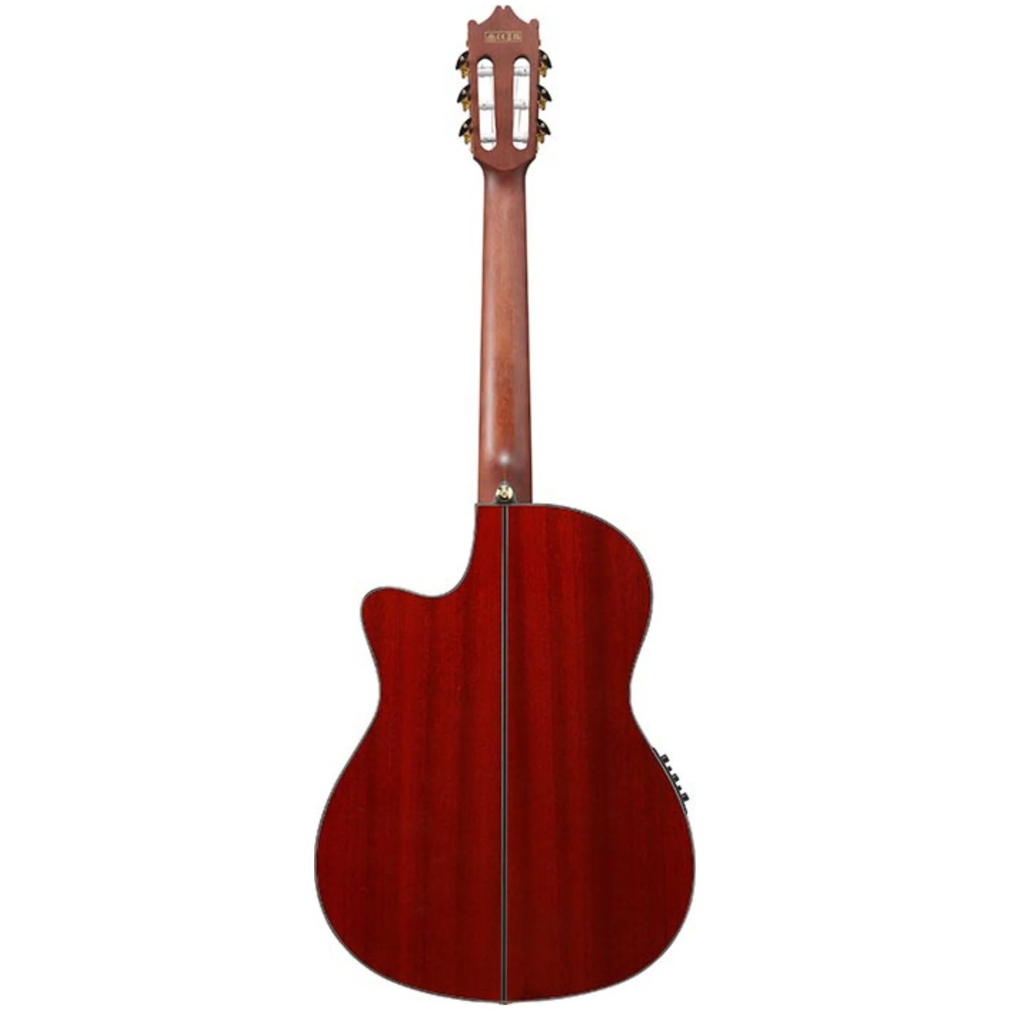 Ibanez GA35TCE Sapphire Red High Gloss Acoustic Guitar - Image 3