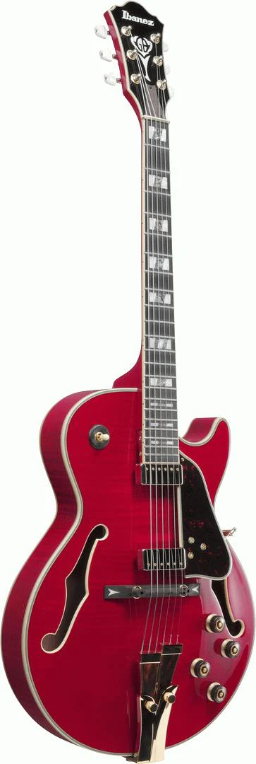 Ibanez GB10SEFM SRR George Benson Electric Guitar with Case - Sapphire Red - Image 10