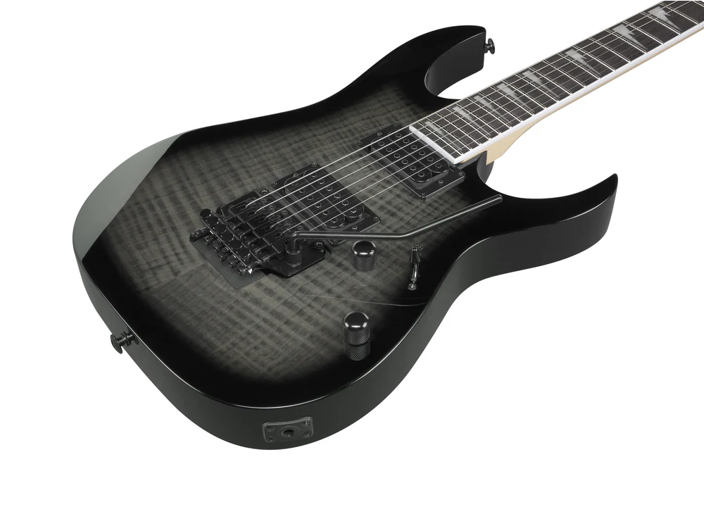 Ibanez GRG320FA Electric Guitar in Transparent Black Sunburst - Image 3