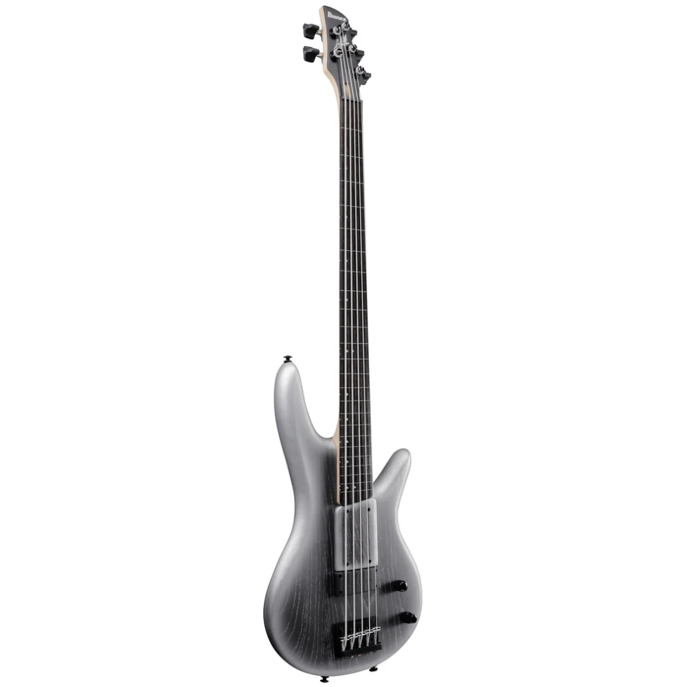 Ibanez GWB25TH Gary Willis Signature Bass Guitar in Silver Wave Burst Flat - Image 3