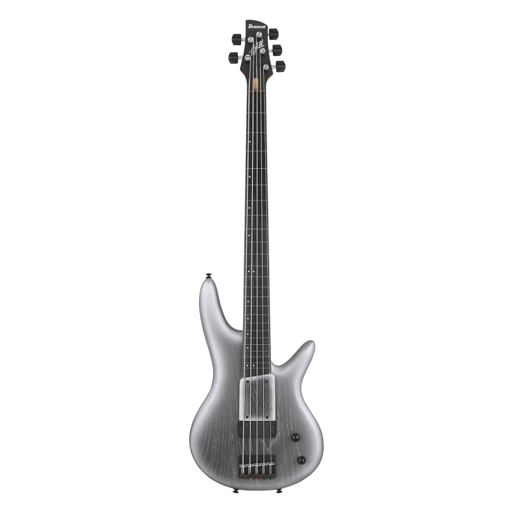 Ibanez GWB25TH Gary Willis Signature Bass Guitar in Silver Wave Burst Flat - Image 6