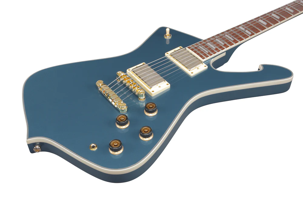 Ibanez IC420 Electric Guitar in Antique Blue Metallic - Image 5