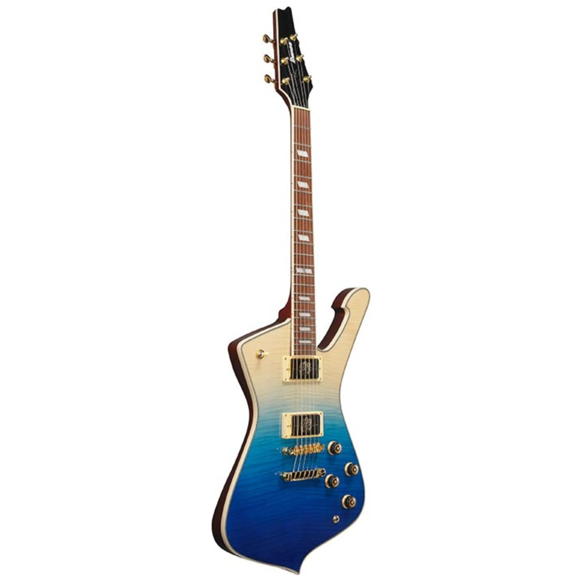 Ibanez IC420FM Transparent Blue Gradation Electric Guitar - Image 2