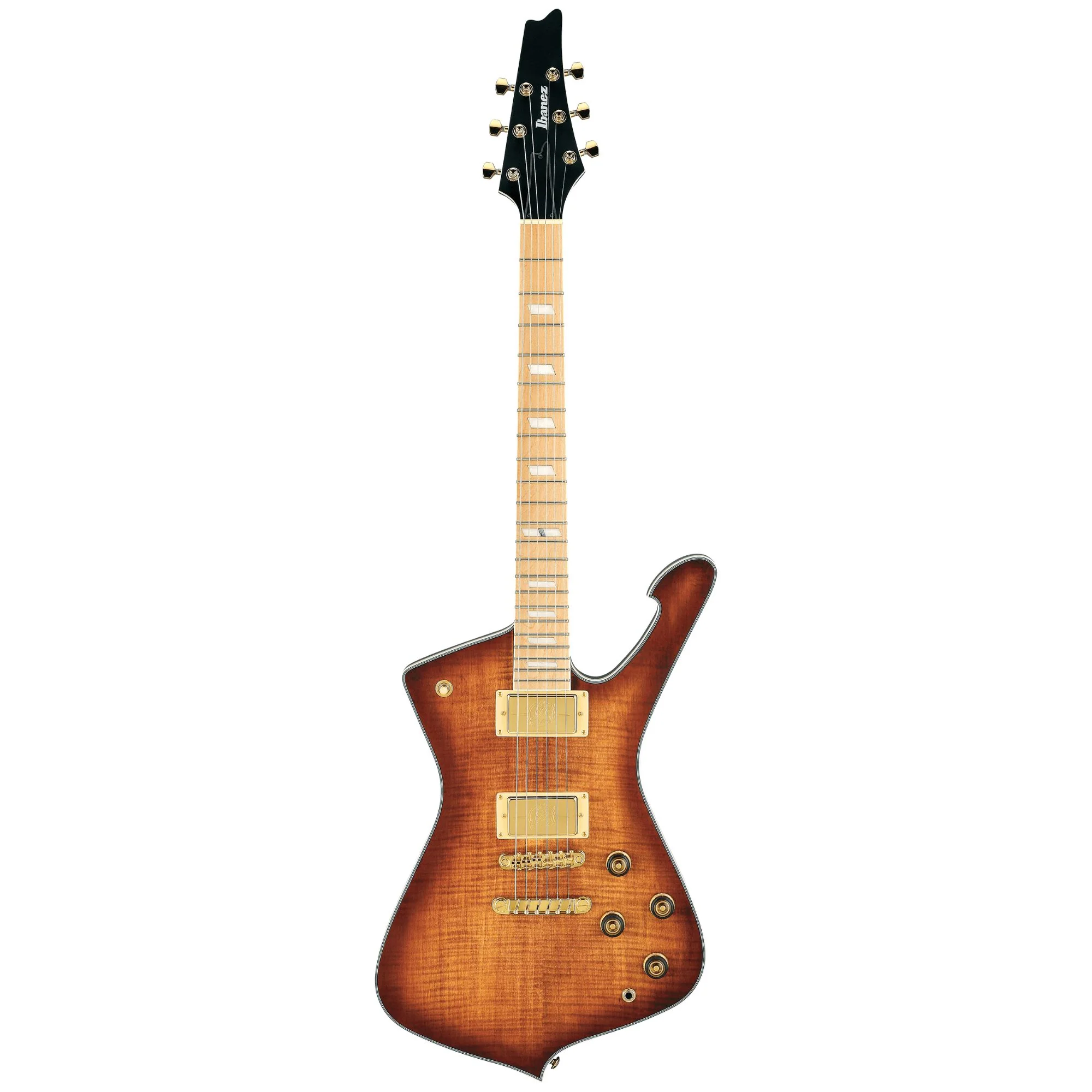 Ibanez IC420MFM Caramel Burst Low Gloss Electric Guitar