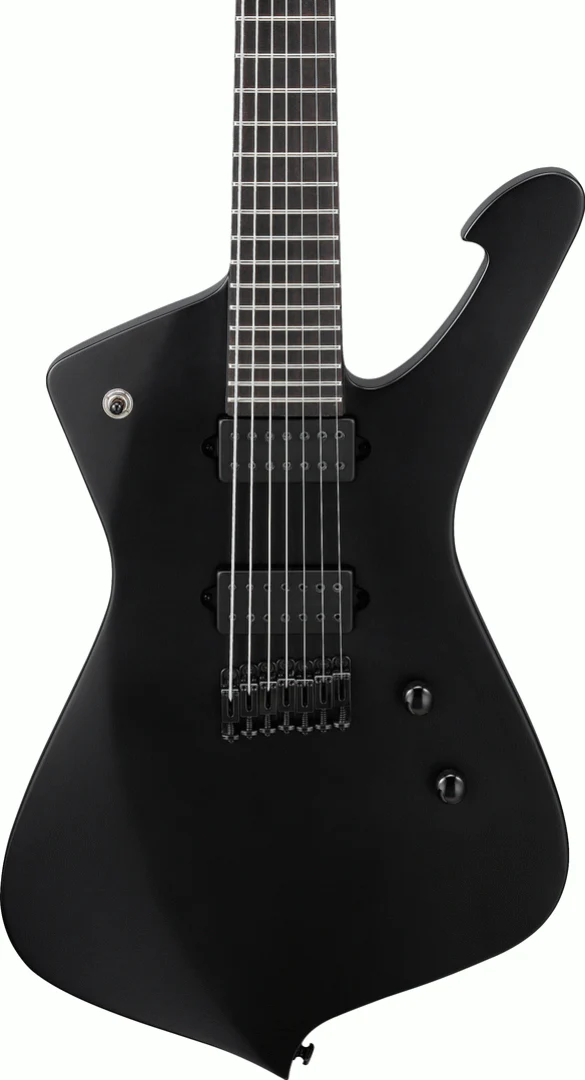 Ibanez ICTB721 7 String Electric Guitar in Flat Black - Image 4