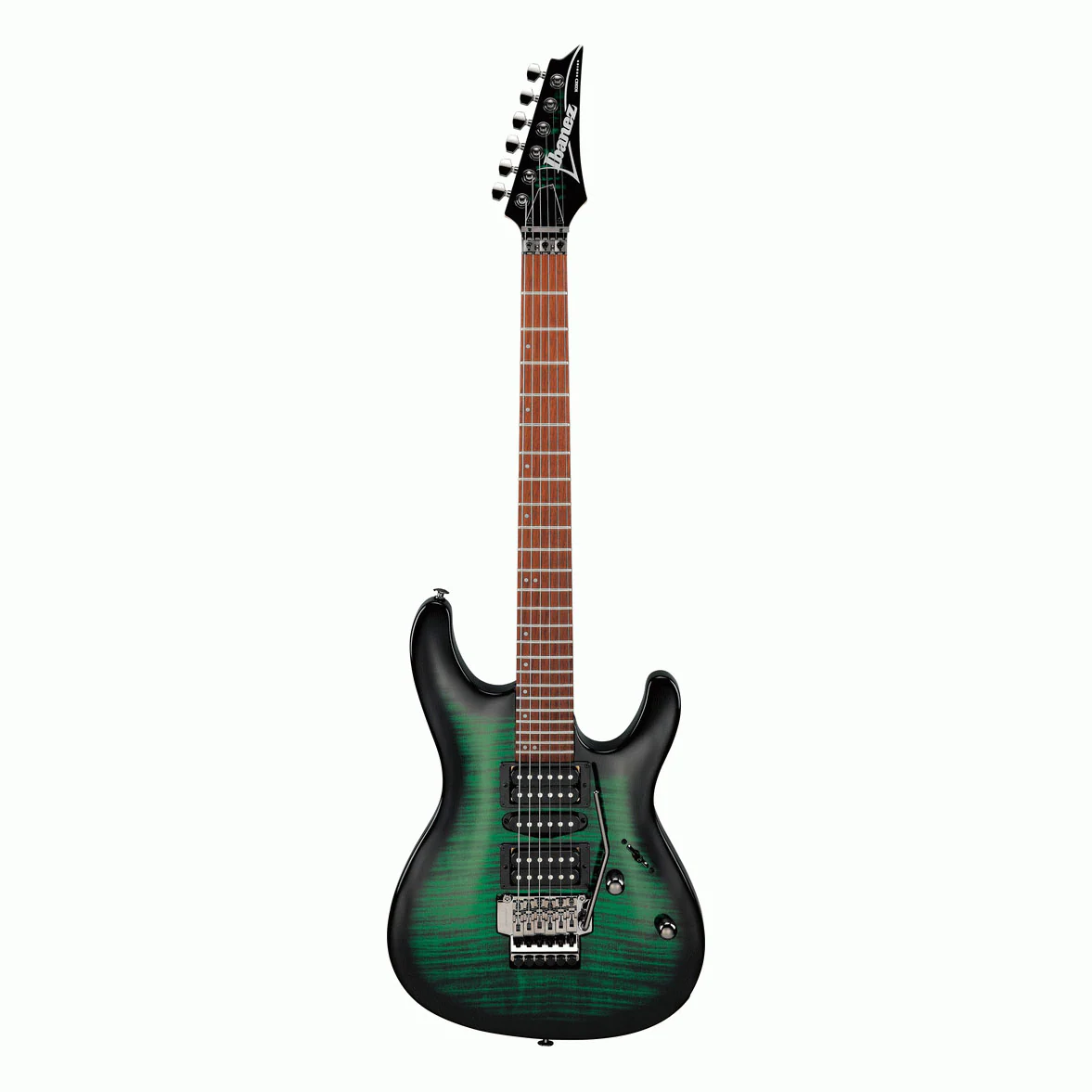 Ibanez KIKOSP3 Kiko Signature Electric Guitar in Transparent Emerald Burst - Image 10