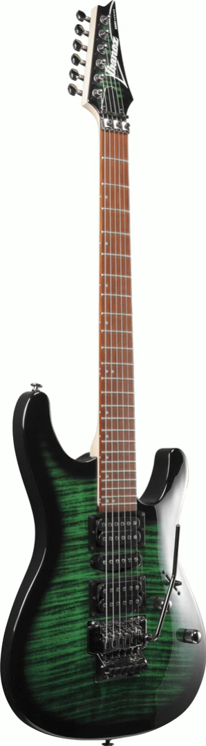 Ibanez KIKOSP3 Kiko Signature Electric Guitar in Transparent Emerald Burst - Image 3