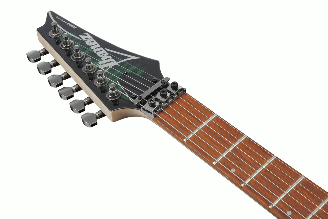 Ibanez KIKOSP3 Kiko Signature Electric Guitar in Transparent Emerald Burst - Image 9