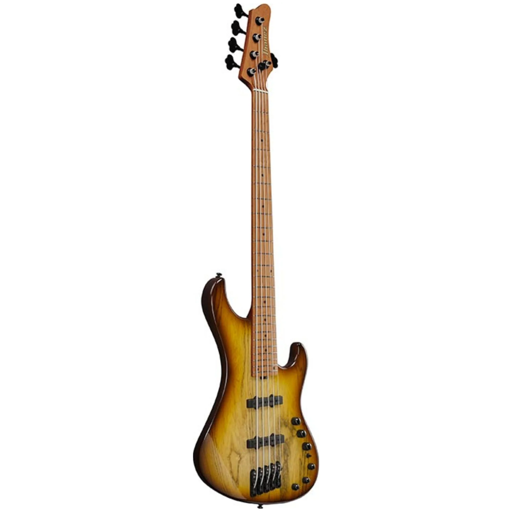 Ibanez MDM1305 Natural Stained Amber Burst Electric Bass - Image 2