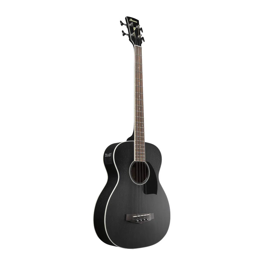 Ibanez PCBE14MH Acoustic Bass Guitar - Open Pore Weathered Black - Image 4