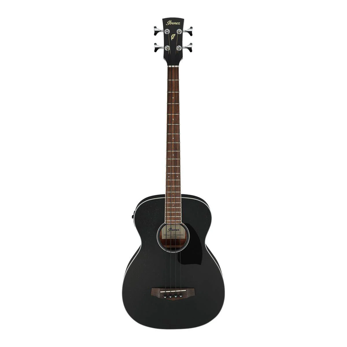 Ibanez PCBE14MH Acoustic Bass Guitar - Open Pore Weathered Black - Image 6