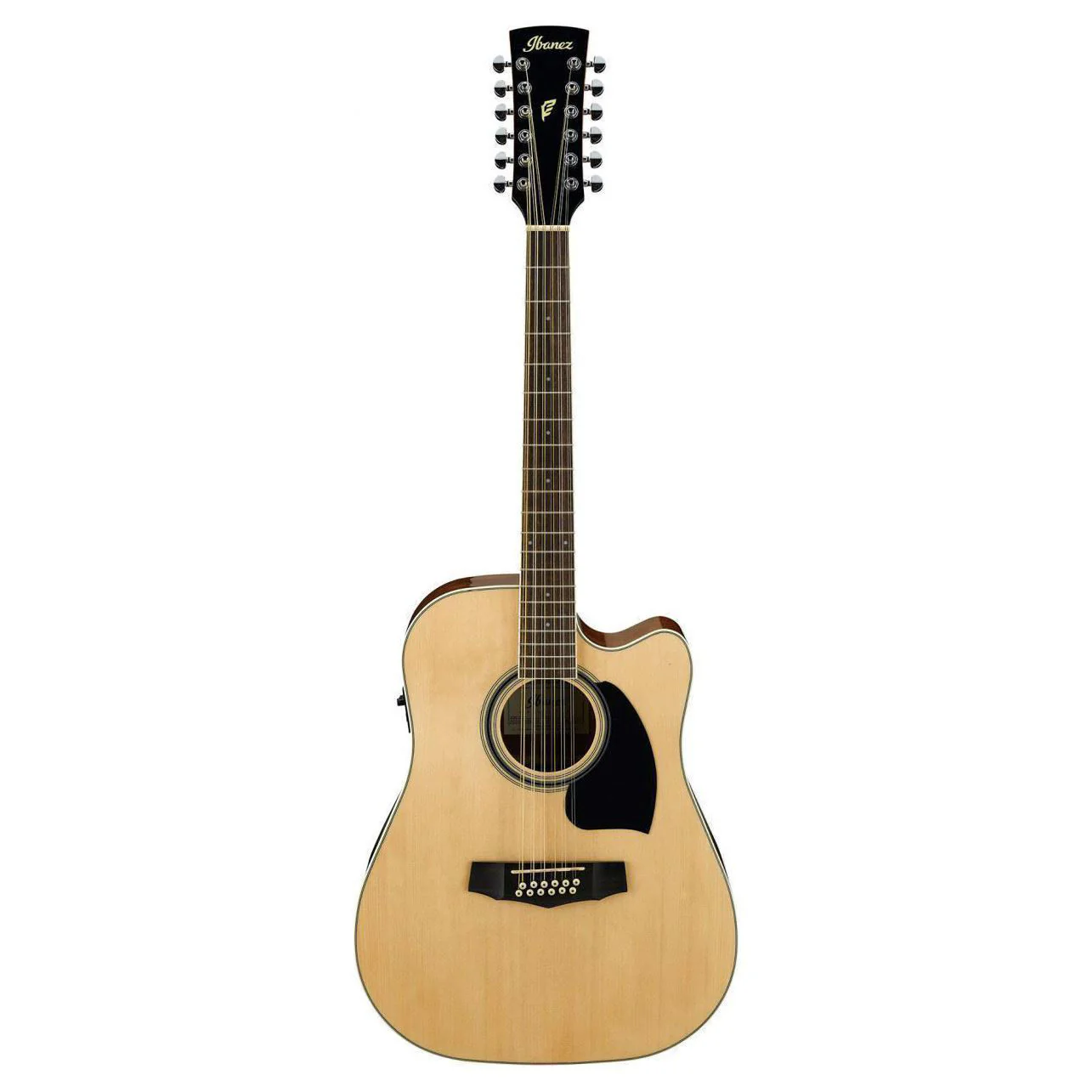 Ibanez PF1512ECE 12 String Acoustic Guitar - Natural High Gloss - Image 4