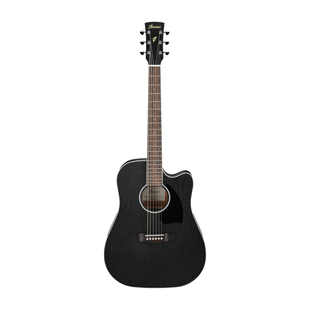 Ibanez PF16MWC Acoustic Guitar in Weathered Black Open Pore - Image 10