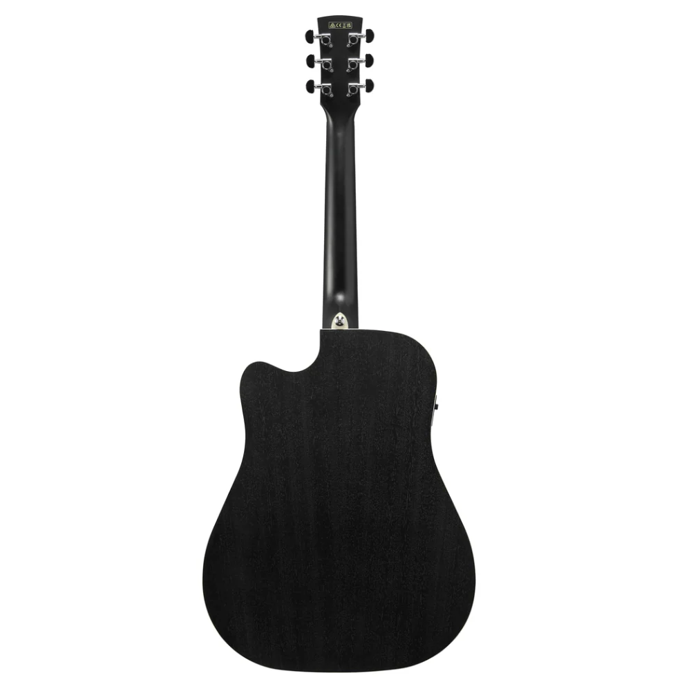 Ibanez PF16MWC Acoustic Guitar in Weathered Black Open Pore - Image 2