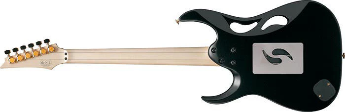 Ibanez PIA3761 Steve Vai Signature Electric Guitar in Black Flat - Image 7