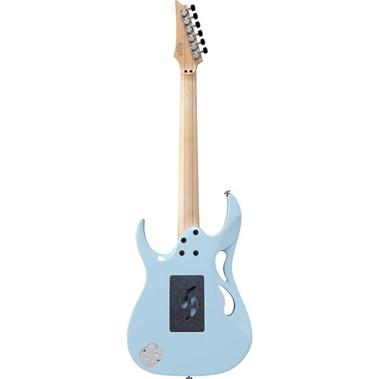 Ibanez PIA3761C BLP Steve Vai Signature Model Electric Guitar in Blue Powder with Case - Image 2