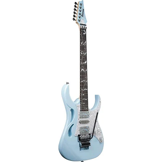 Ibanez PIA3761C BLP Steve Vai Signature Model Electric Guitar in Blue Powder with Case - Image 3