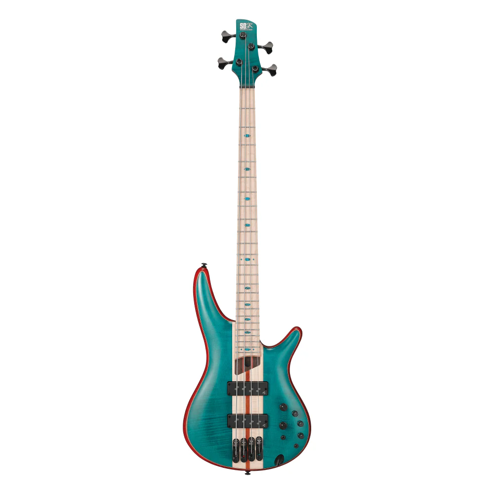 Ibanez Premium SR1420B Bass Guitar in Caribbean Green Low Gloss - Image 6