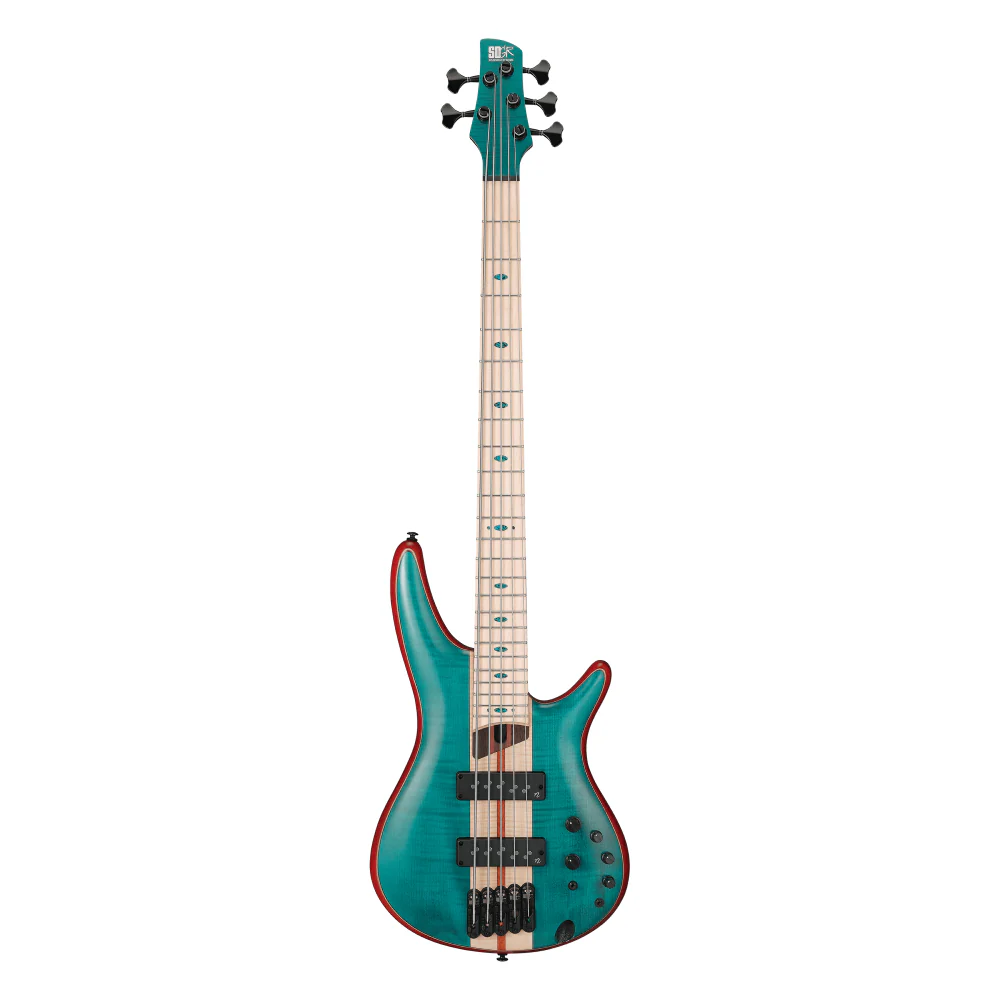 Ibanez Premium SR1425B Bass Guitar in Caribbean Green Low Gloss - Image 8
