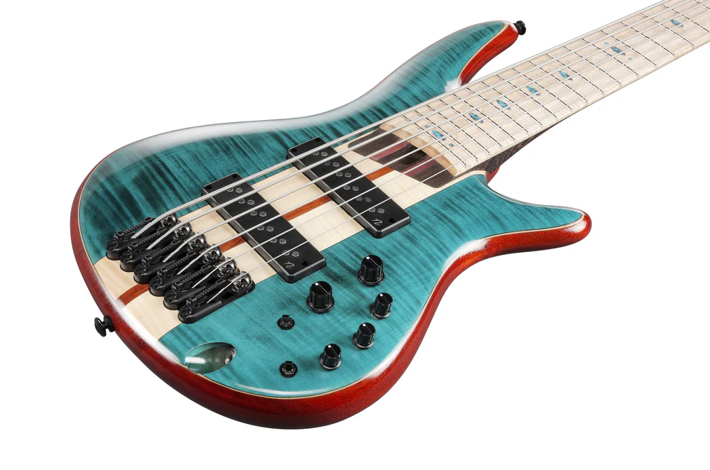 Ibanez Premium SR1426B Bass Guitar in Caribbean Green Low Gloss - Image 6