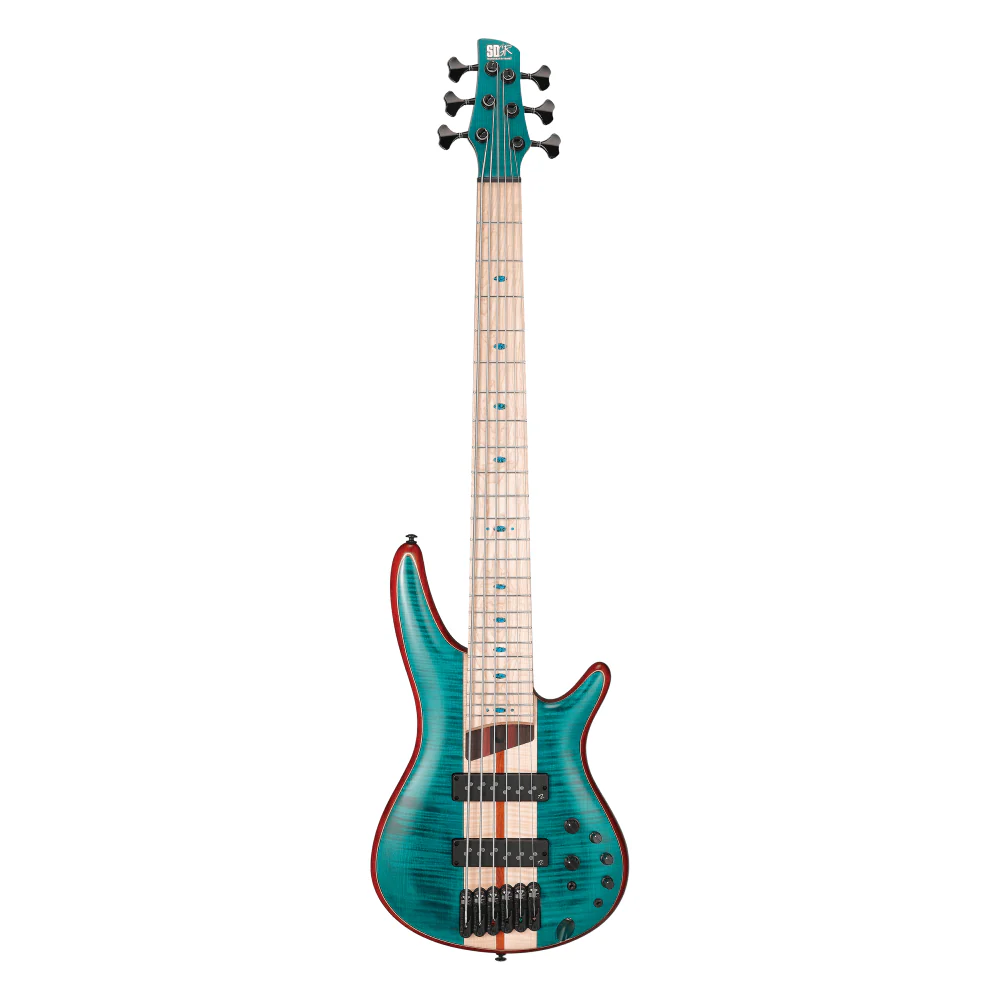 Ibanez Premium SR1426B Bass Guitar in Caribbean Green Low Gloss - Image 8