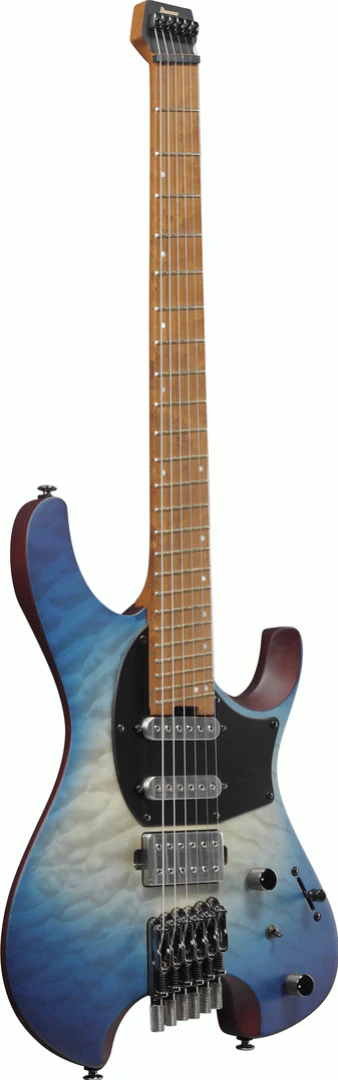Ibanez Q Series QX54QM Premium Electric Guitar in Matte Blue Sphere Burst - Image 3