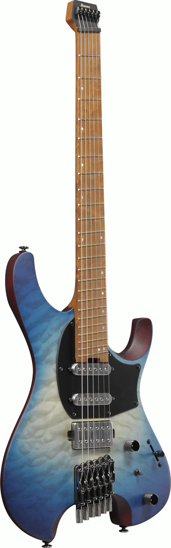 Ibanez Q Series QX54QM Premium Electric Guitar in Matte Blue Sphere Burst - Image 9