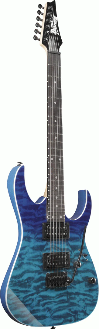 Ibanez RG120QASP Electric Guitar in Blue Gradation - Image 10
