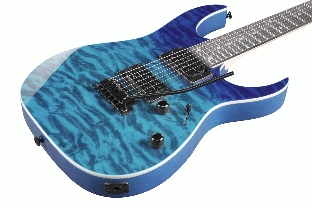 Ibanez RG120QASP Electric Guitar in Blue Gradation - Image 6