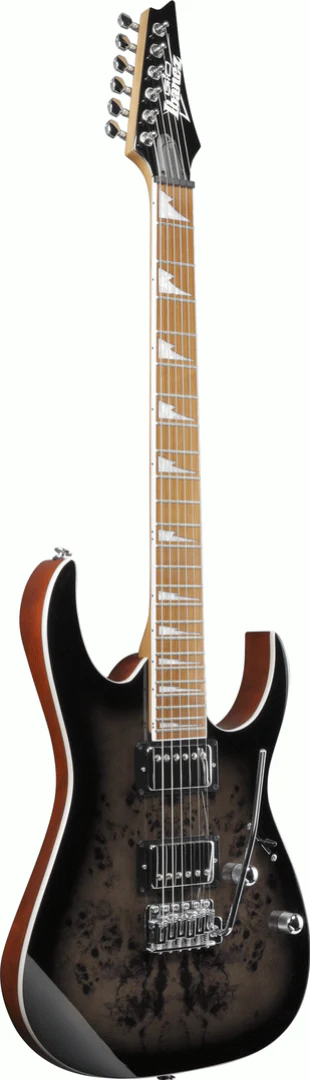Ibanez RG220PA1 Electric Guitar in Transparent Brown Black Burst - Image 3