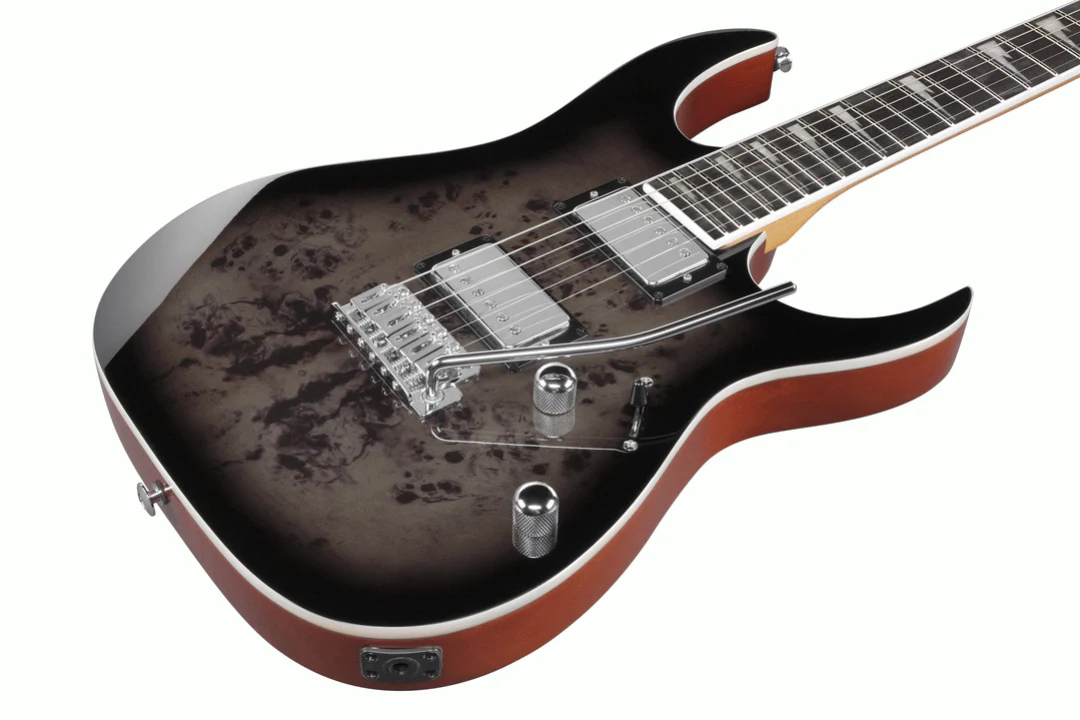 Ibanez RG220PA1 Electric Guitar in Transparent Brown Black Burst - Image 4