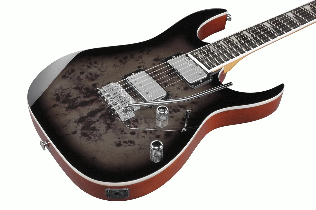 Ibanez RG220PA1 Electric Guitar in Transparent Brown Black Burst - Image 6