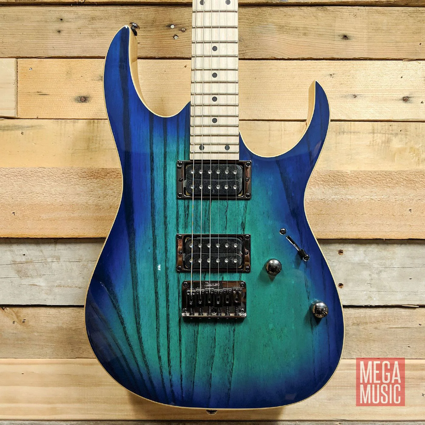 Ibanez RG421AHM Hardtail Electric Guitar - Ash Body - Maple Neck - Blue Moon Burst - Image 3
