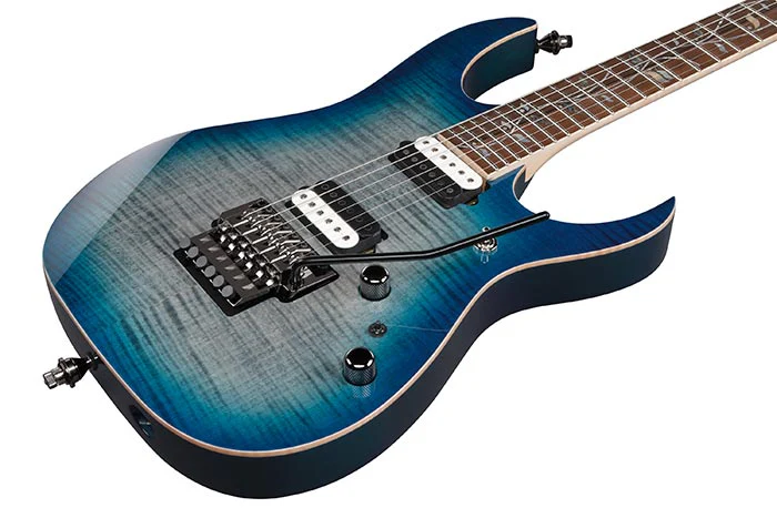 Ibanez RG8520 SDE J Ccustom Electric Guitar w/Case - Sodalite Blue - Image 5