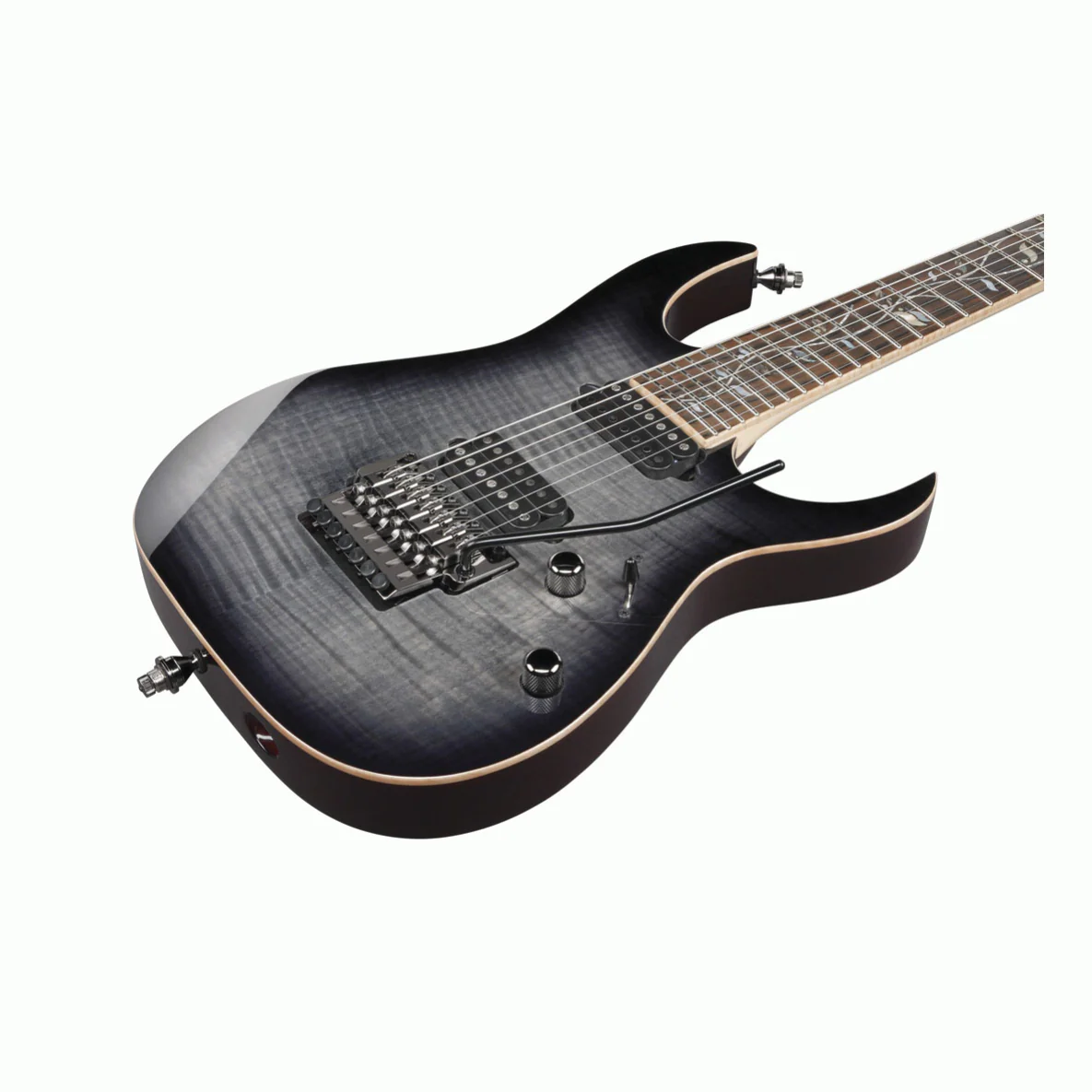 Ibanez RG8527 J-Custom Electric Guitar in Black Rutile with Case - Image 4