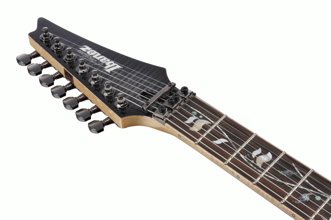 Ibanez RG8527 J-Custom Electric Guitar in Black Rutile with Case - Image 5