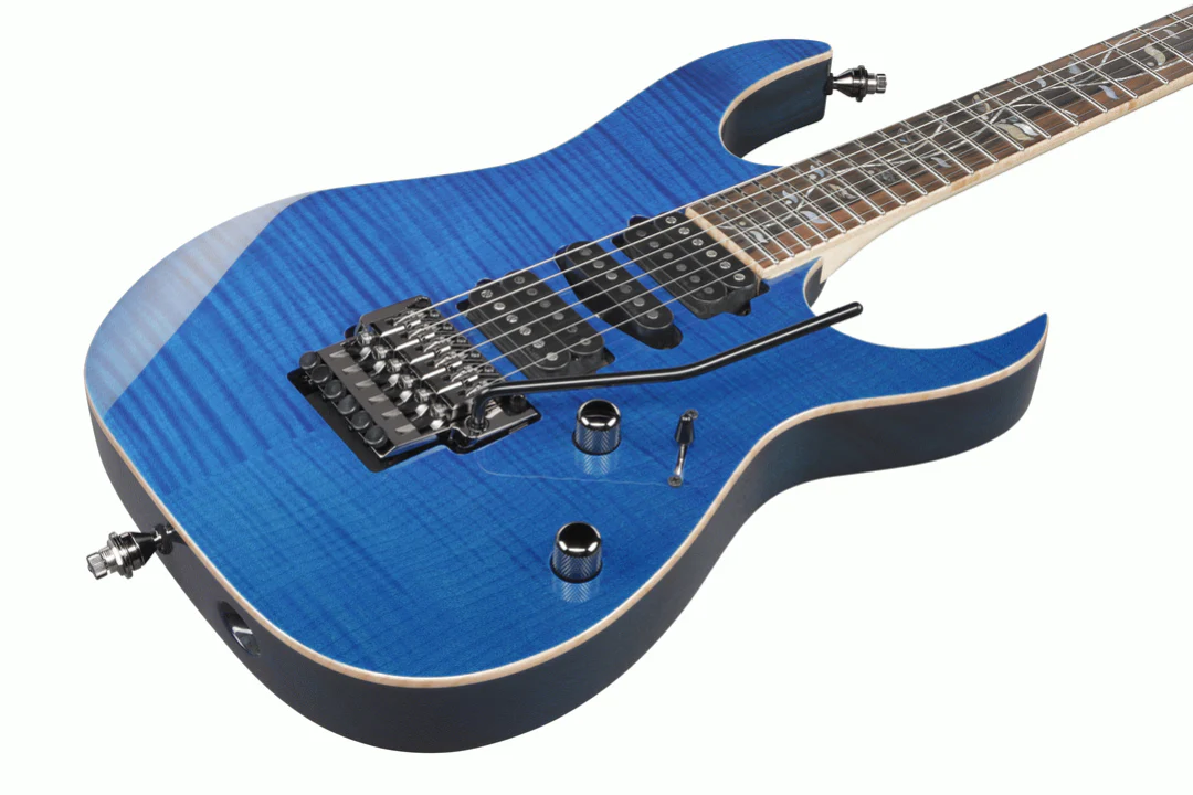Ibanez RG8570 J-Custom Electric Guitar in Royal Blue Sapphire with Case - Image 3