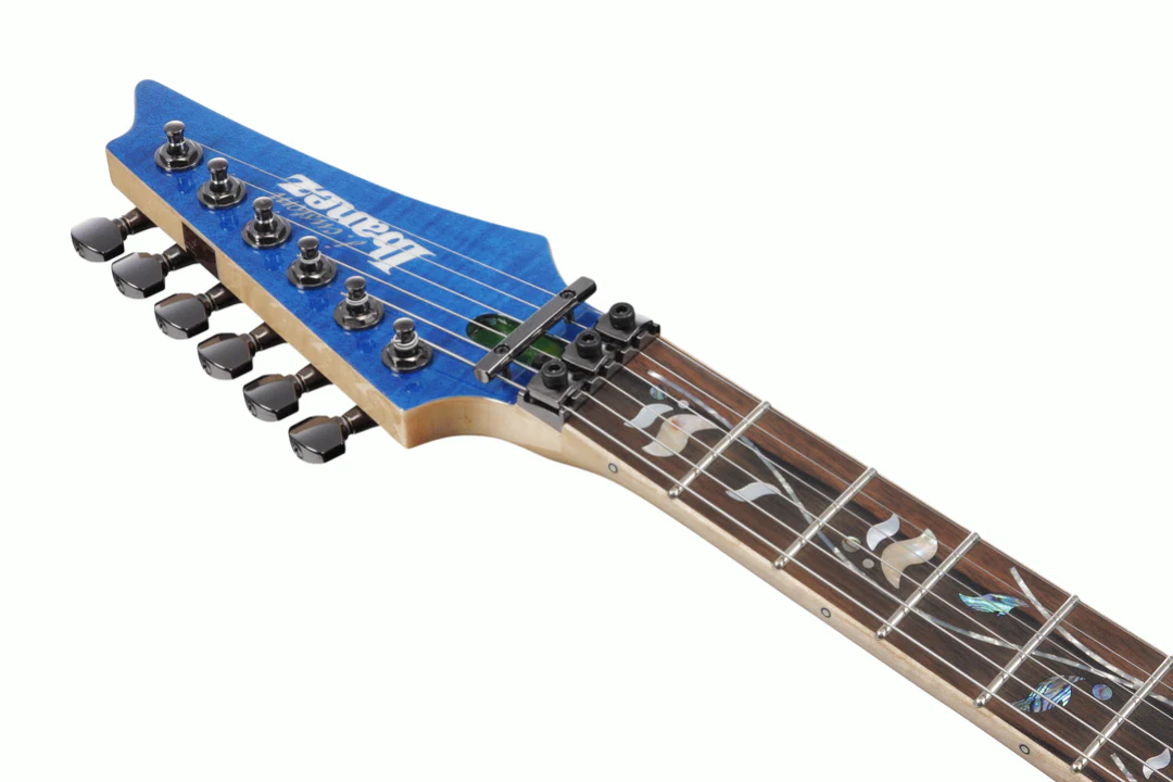 Ibanez RG8570 J-Custom Electric Guitar in Royal Blue Sapphire with Case - Image 4