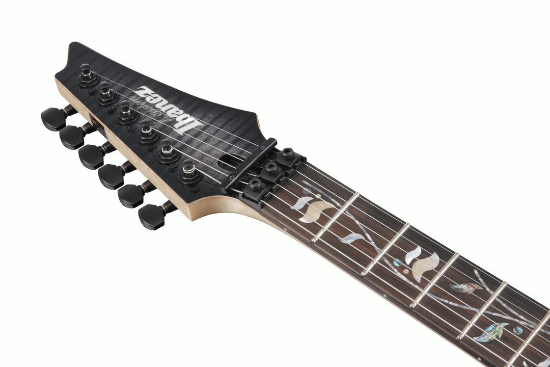 Ibanez RG8870 J-Custom Electric Guitar in Black Rutile with Case - Image 10
