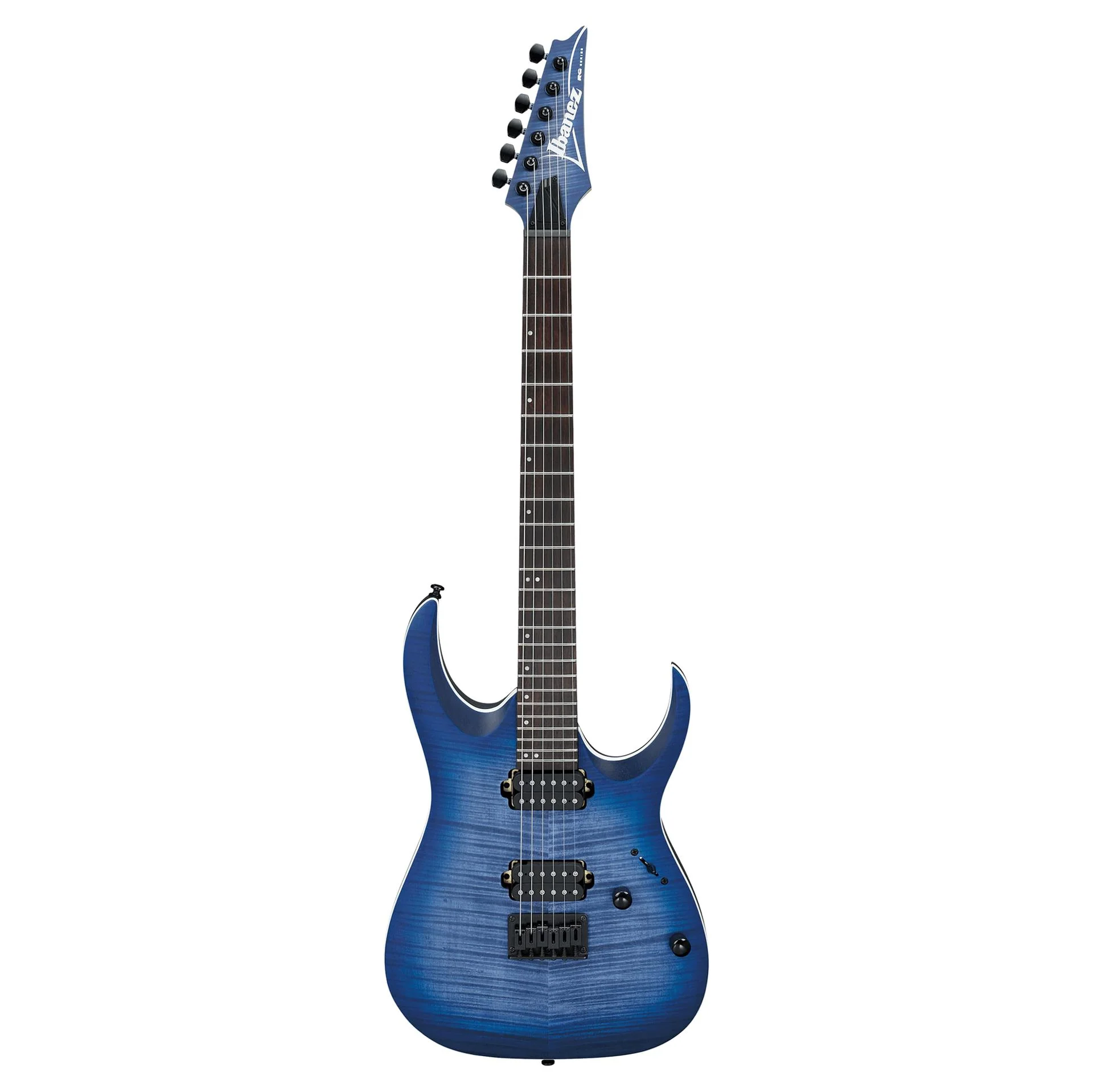 Ibanez RGA42FM Archtop Electric Guitar - Blue Lagoon Burst Flat - Image 4