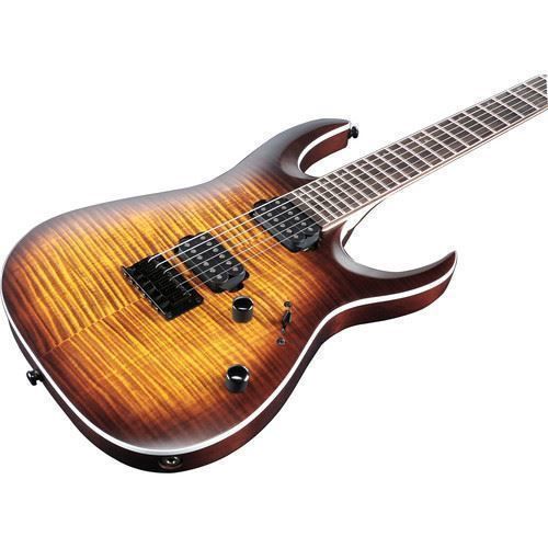 Ibanez RGA42FM Archtop Electric Guitar - Dragon Eye Burst Flat - Image 2