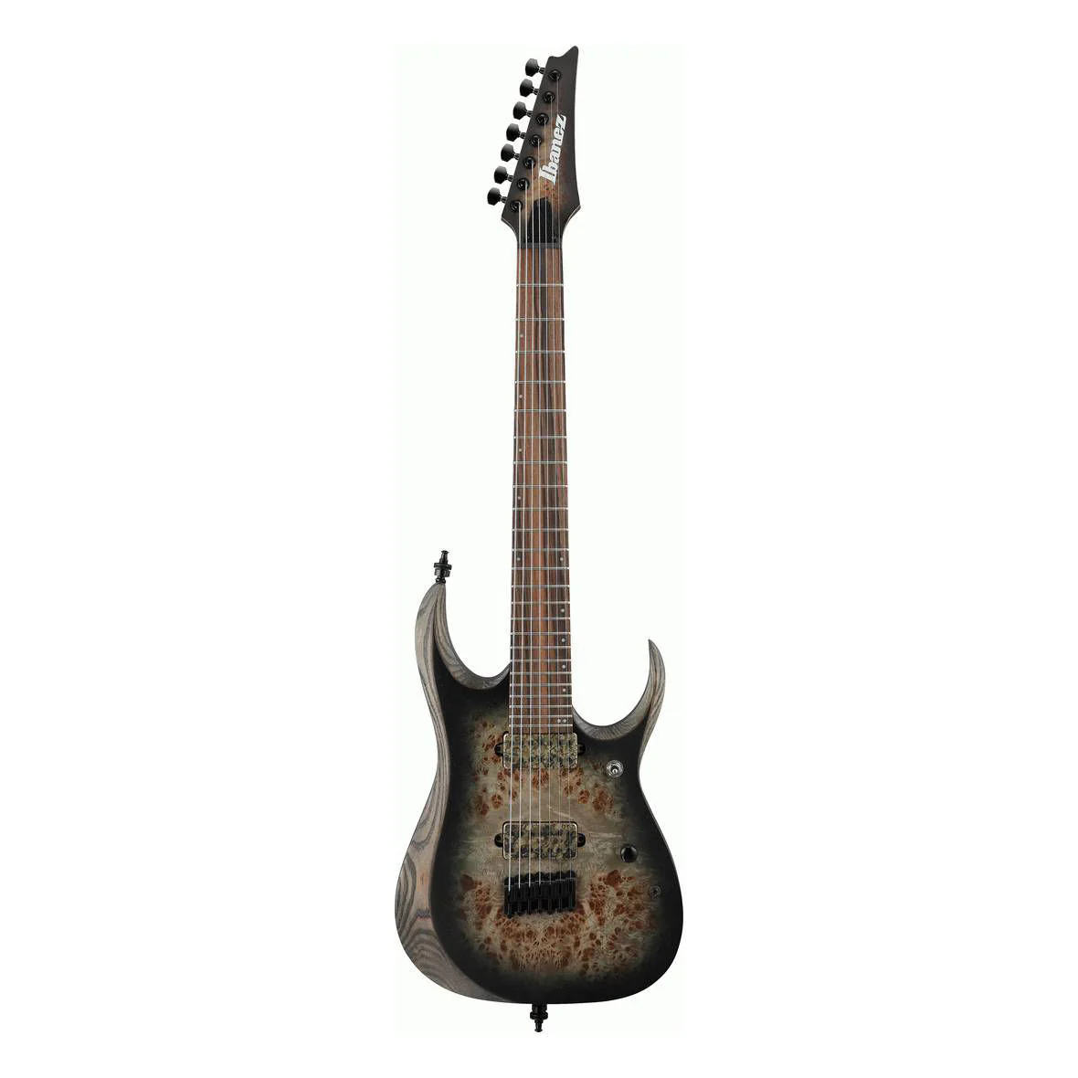 Ibanez RGD71ALPA Axion Label 7-String Electric Guitar in Charcoal Black Flat - Image 5